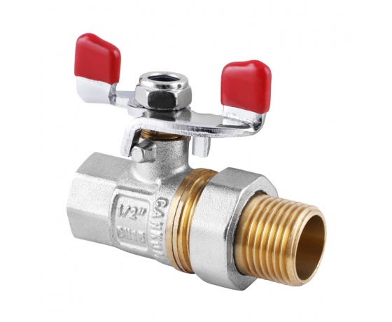 Фото 2 - Кран с американкой 1/2