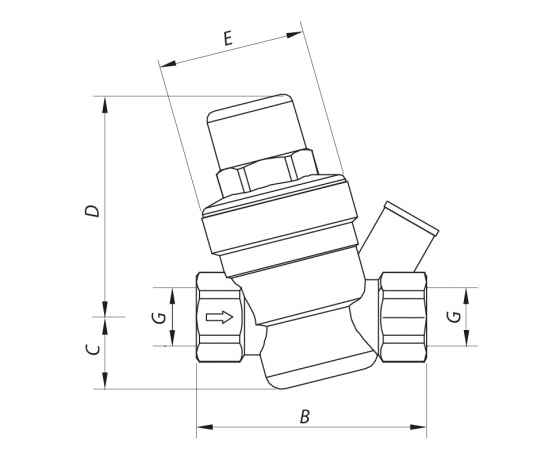 Фото 3 - Редуктор давления KOER KR.1253 3/4” (KR2666)