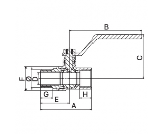 Фото 3 - Кран шаровый 3/4