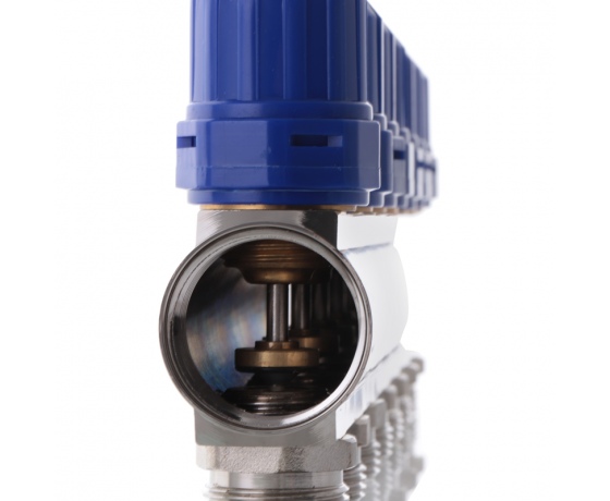 Фото 5 - Коллекторный блок с расходомерами KOER KR.1110-03 1”x3 WAYS (KR2640)