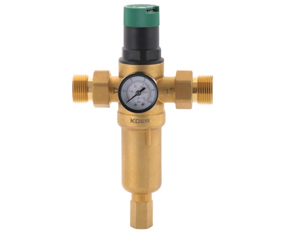 Фото 2 - Фильтр самоочистн.с редуктором давления и манометром KOER KR.1249 1