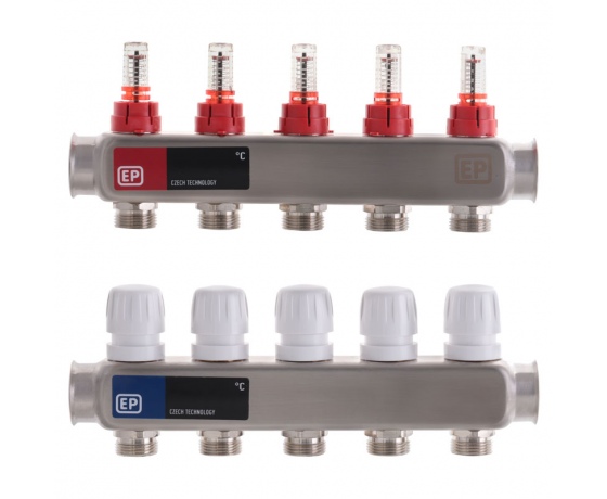 Фото 2 - Коллекторный блок с расxодомерами EUROPRODUCT EP.S1110-05 1