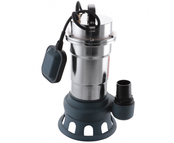 Фото 2 - Насос дренажно-фекальный GRANDFAR WQS 750 в корпусе из нерж стали (750 Вт, обм-медь) (GF1400)