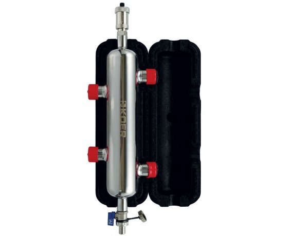 Фото 2 - Гидрострелка KOER KR.S1031 2/2 (с воздухоотвод. и дренаж. краном) 1