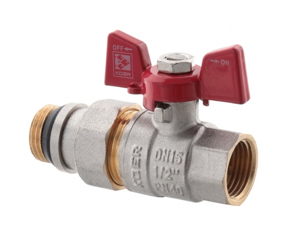 Фото 2 - Кран с американкой 1/2