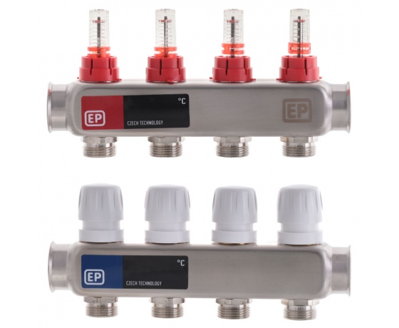 Фото 2 - Коллекторный блок с расxодомерами EUROPRODUCT EP.S1110-04 1