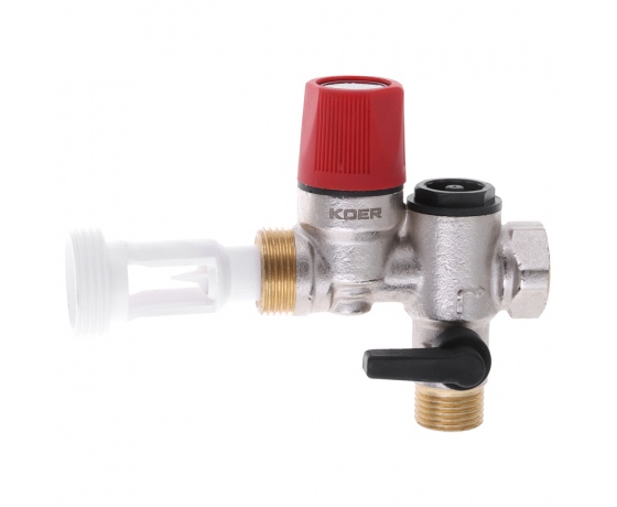 Фото 2 - Группа безопасности бойлера (без сифона) 7Бар KOER KR.106 - 1/2