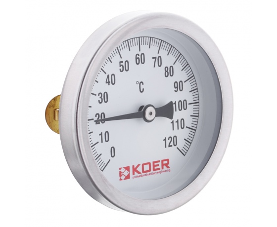 Фото 2 - Термометр накладной с пружиной KOER KT.672A D=63мм (KR2897)