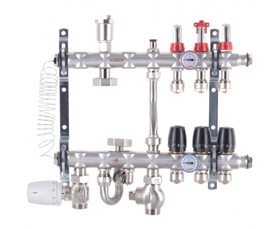 Фото 2 - Коллектор со встроенным смесит. узлом KOER KR.S1012-3 1