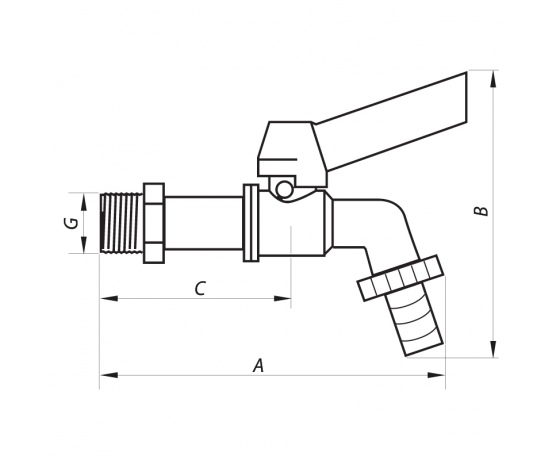 Фото 3 - Кран пивной 1/2