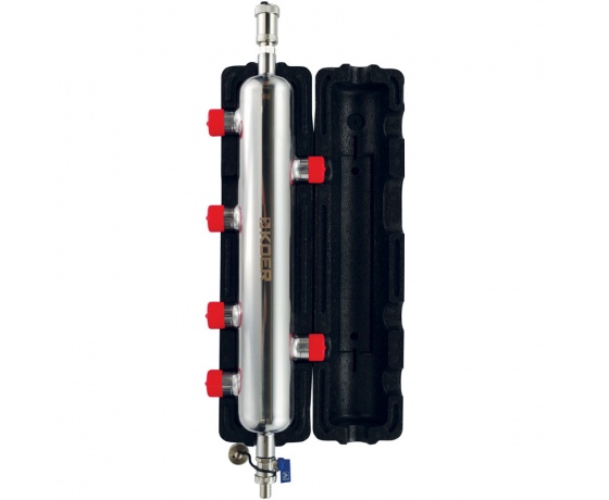 Фото 2 - Гидрострелка KOER KR.S1032 4/2 (с воздухоотвод. и дренаж. краном) 1