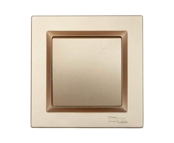 Фото 2 - Выключатель одинарный Luxel JAZZ (9602) Бронзовый