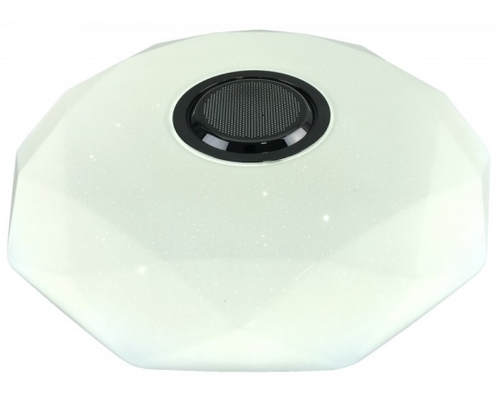 Фото 3 - Светодиодный светильник Luxel 410х95мм IP20 с Bluetooth динамиком и пультом управления 48W (CLNR-48)