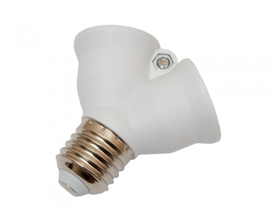 Фото 2 - Разветвитель на две лампы Е27 (1038)