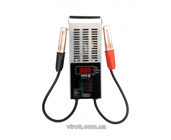 Фото 2 - Тестер напруги акумуляторів 12 В цифровий YATO