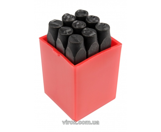 Фото 2 - Трафарети цифрові YATO, кпл. 9 шт,h-8 мм  [18]