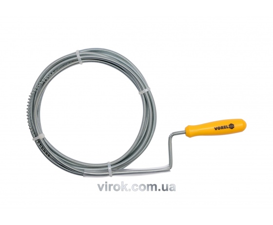 Фото 2 - Трос для чистки каналізаційних труб VOREL 5 мм 1.5 м