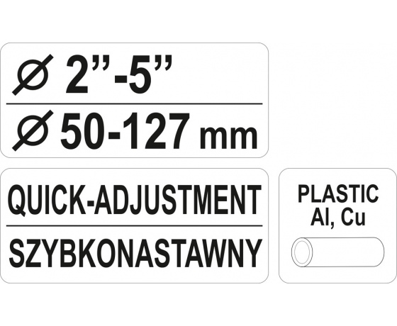 Фото 3 - Труборіз роликовий YATO для труб 50-127 мм