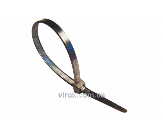 Фото 2 - Хомут стяжний капроновий чорний 300 х 7.8 мм 100 шт