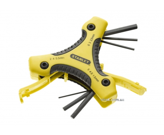 Фото 2 - Набір ключів шестигранних STANLEY 