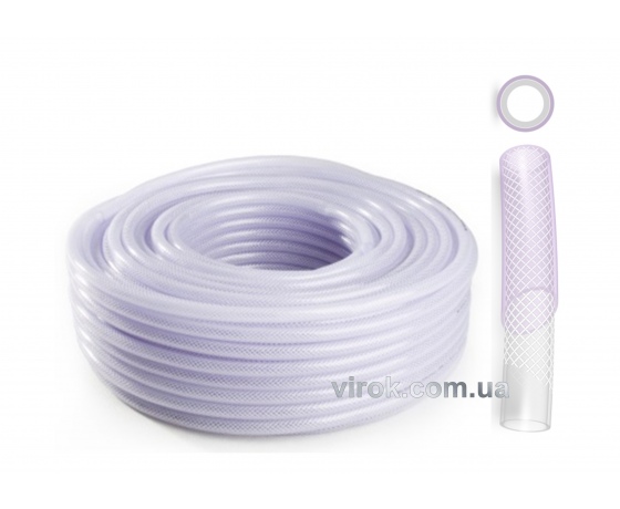 Фото 2 - Шланг ПВХ зміцнений харчовий 0.8 МПа, Ø=25 мм, t=2.9 мм, l=50 м