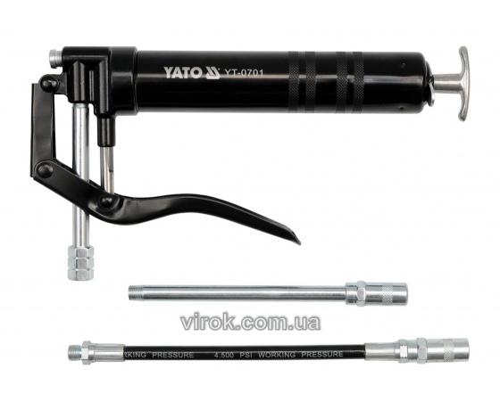 Фото 2 - Шприц мастильний YATO 120 мл 31-70 МПа