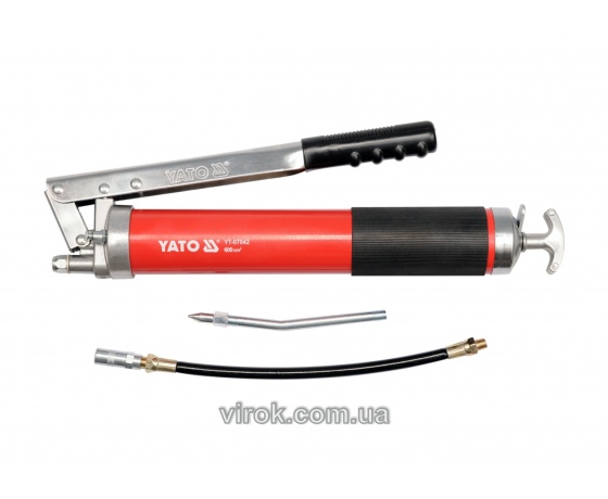 Фото 2 - Шприц мастильний YATO 600 мл 27-41 МПа