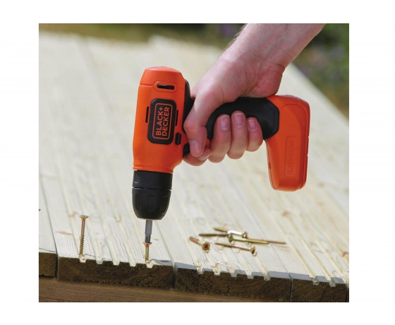 Фото 3 - Шуруповерт-дриль акумуляторний Black+Decker Li-Ion 7.2 В 1.5 Агод