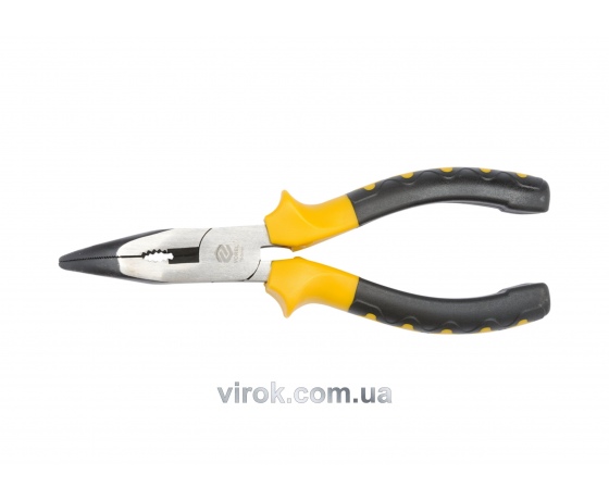 Фото 2 - Тонкогубці вигнуті VOREL 160 мм