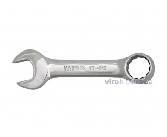 Фото 2 - Ключ комбінований вкорочений YATO М19 х 135 мм