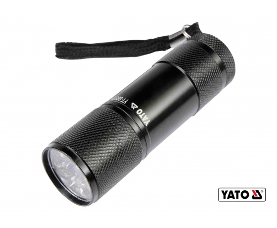 Фото 2 - Ліхтар кишеньковий світлодіодний YATO 9 LED 3 x ААА