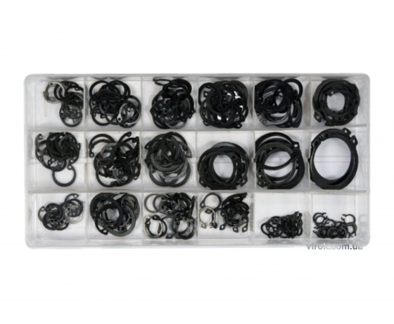 Фото 2 - Стопорні кільця зовнішні і внутрішні YATO Ø6-20 мм 225 шт id-82686