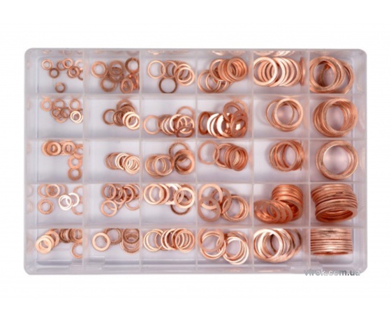 Фото 2 - Шайби мідні YATO Ø5x9-28x36 мм 300 шт