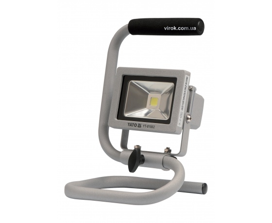 Фото 2 - Прожектор діодний переносний мережевий YATO 10 Вт 700 лм кабель- 1.8 м