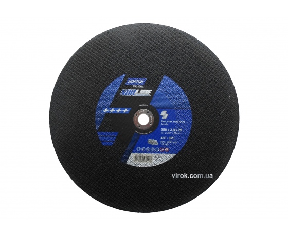 Фото 2 - Диск відрізний по металу NORTON METAL MEDIUM-CS Ø=350х20 мм h=3.8 мм до бензоріза CP514-350EU