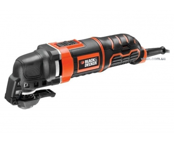 Фото 2 - Багатофункційний інструмент Black+Decker 300 Вт 22000 об/хв + насадки + кейс