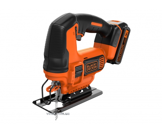 Фото 2 - Лобзик акумуляторний Black+Decker Li-Ion 18 В 1.5 Агод 55 мм