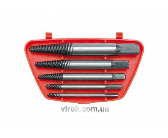 Фото 2 - Екстрактори зломаних болтів VOREL 5 шт