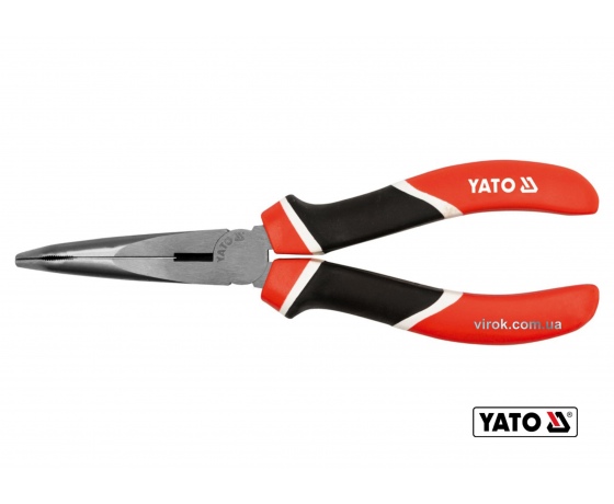 Фото 2 - Довгогубці вигнуті YATO 160 мм