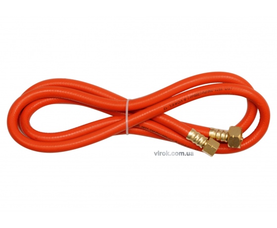 Фото 2 - Шланг газовий для з'єднання пальників і балону VOREL 5 м