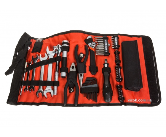 Фото 2 - Набір інструментів Black+Decker в чохлі 71 шт