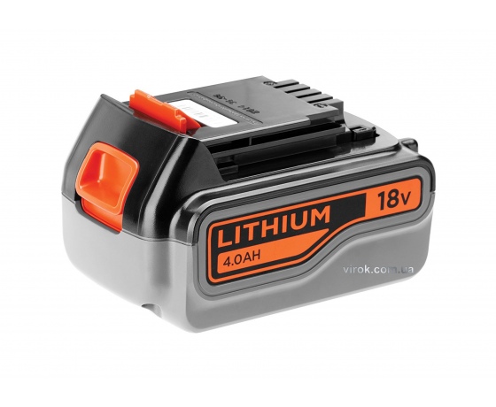 Фото 2 - Акумулятор Black+Decker Li-Ion 18 В 4 АГод