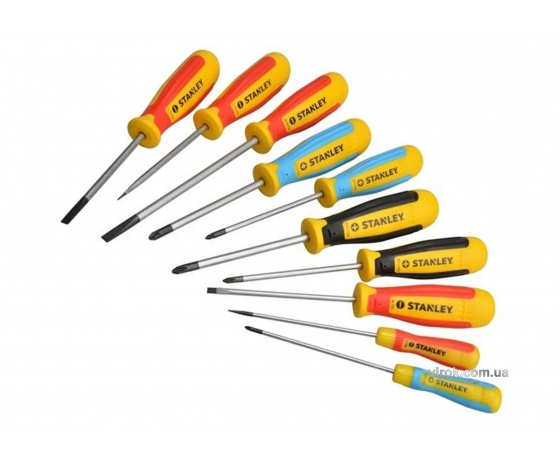 Фото 2 - Набір викруток STANLEY MAGNUM 10 предметів
