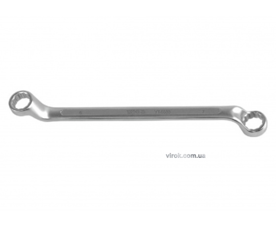 Фото 2 - Ключ накидний вигнутий YATO 6 х 7 мм 165 мм