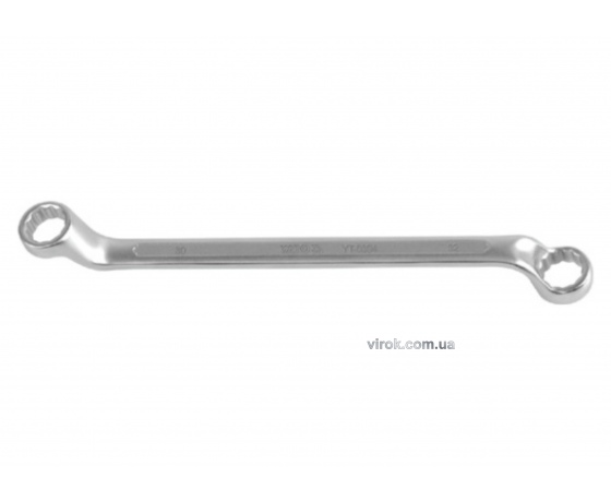 Фото 2 - Ключ накидний вигнутий YATO 30 х 32 мм 390 мм