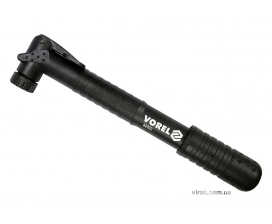 Фото 2 - Насос ручний для велосипеда VOREL в пластиковому корпусі