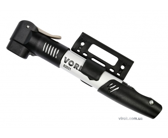 Фото 2 - Насос ручний телескопічний для велосипеда VOREL в металевому корпусі