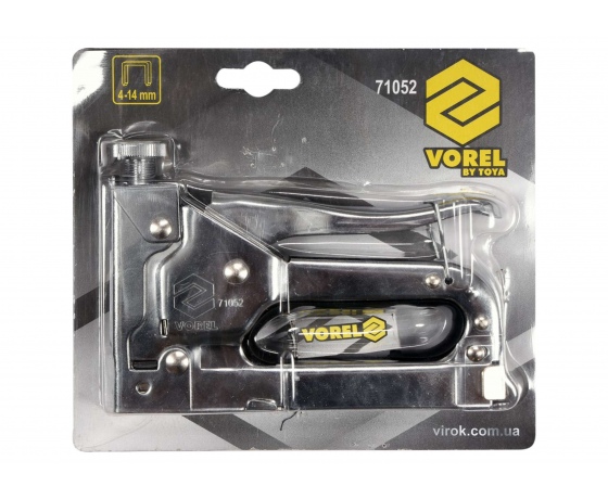 Фото 3 - Степлер VOREL з регулятором для скоб 4-14 х 11.2 х 0.7 мм
