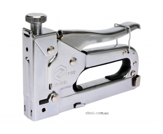 Фото 2 - Степлер VOREL з регулятором для скоб 4-14 х 11.2 х 0.7 мм