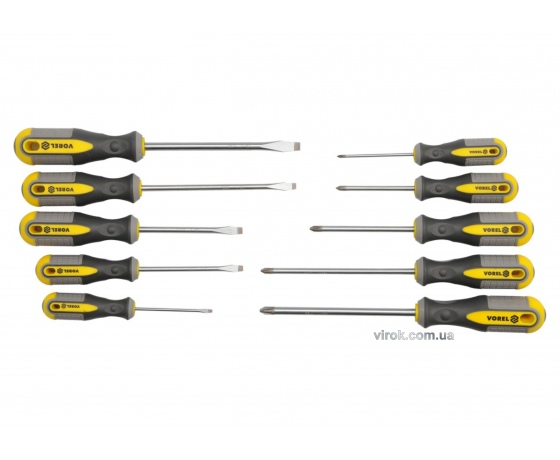 Фото 2 - Набір викруток VOREL 10 шт